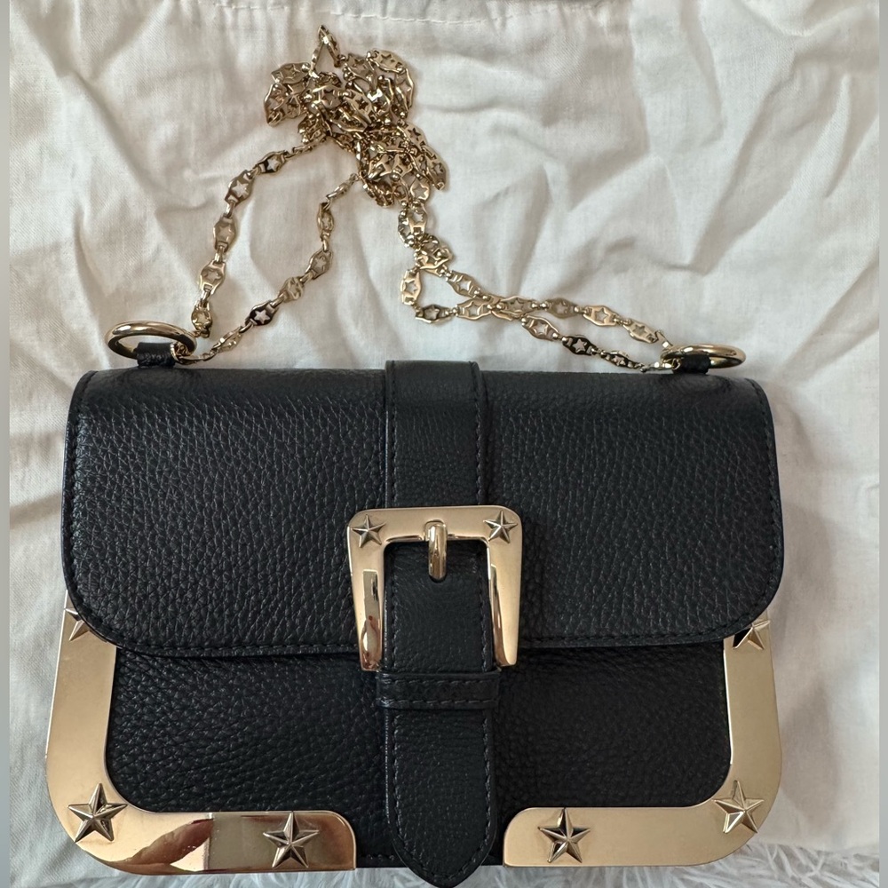 Valentino Red black stars shoulder bag